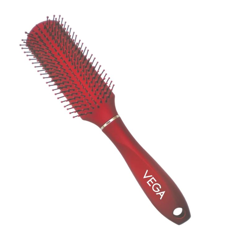 Vega Flat Hair Brush E11-FB for Smooth Hair Detangling