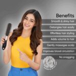 Vega Professional Round Hair Brush E34-RB for Smooth Styling