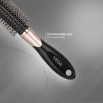 Vega Round Hair Brush (E34-RB) for Men & Women - Image 5