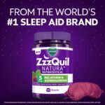 Vicks ZzzQuil supplement gummies bottle for better sleep