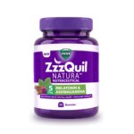 Vicks ZzzQuil Natura sleep gummies bottle pack of 30