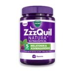 Vicks ZzzQuil Natura sleep gummies bottle pack of 48