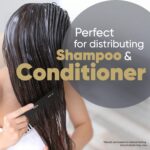 Vega Shampoo Comb for Women & Men HMBC-406 - Wide Tooth Detangling Comb - Image 4