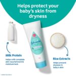 Gentle baby face and body cream with milk and rice formula