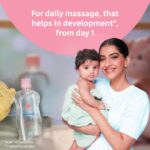 Baby massage oil with vitamin E for smooth and healthy skin care