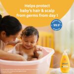 Soft cleansing shampoo for delicate baby scalp