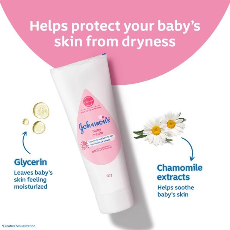 Gentle baby cream for daily hydration and smooth skin care