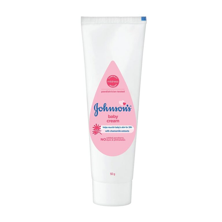 Johnson's Baby Cream 50g for soft and moisturized baby skin