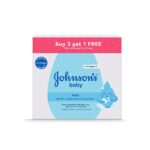 Johnsons Baby Soap 100g pack of 4 soft and gentle baby bath soap
