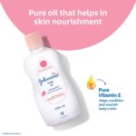 Light baby oil for soft and nourished skin with easy spread formula
