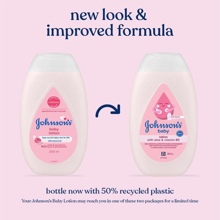 Lightweight baby lotion for daily moisturizing and gentle care