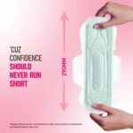 Comfortable sanitary pads for long lasting protection and dryness