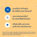 Baby hair wash shampoo with mild formula for sensitive skin