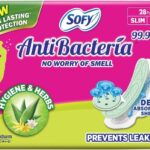 Sofy anti bacteria extra long sanitary pads XL pack of 28
