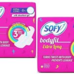 Sofy Bodyfit extra long sanitary pads pack of two for daily protection