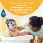 Tear free shampoo for daily baby hair care