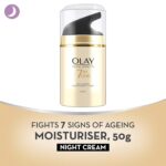 Daily overnight face cream for firmer and radiant skin appearance