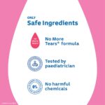 Johnson's Baby Active Kids Shiny Drops Shampoo 200ml showing ingredients, directions for use, and product information.