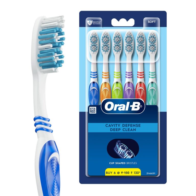 Oral-B Cavity Defense Soft Manual Toothbrush Pack of 6